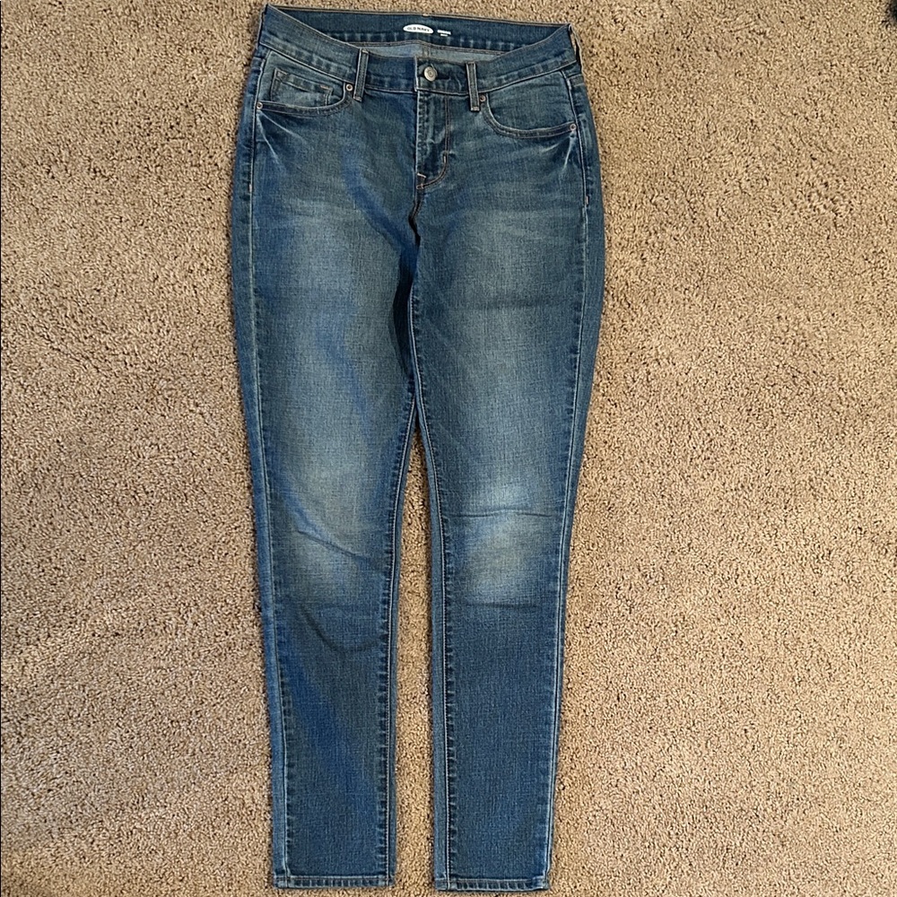 Old Navy Women's Dark Blue Skinny Jeans